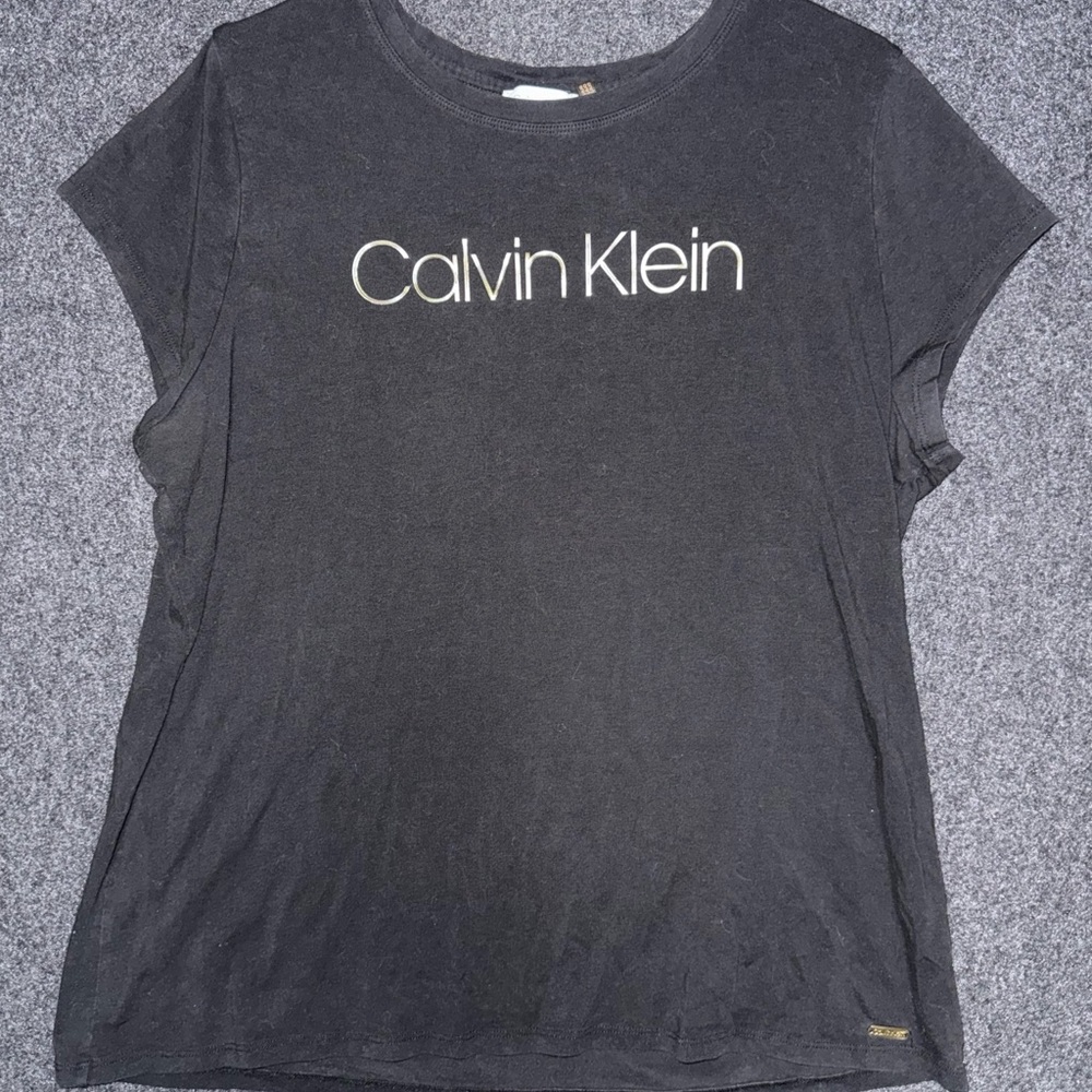 Calvin Klein Charcoal‎ Gray Women's Tee